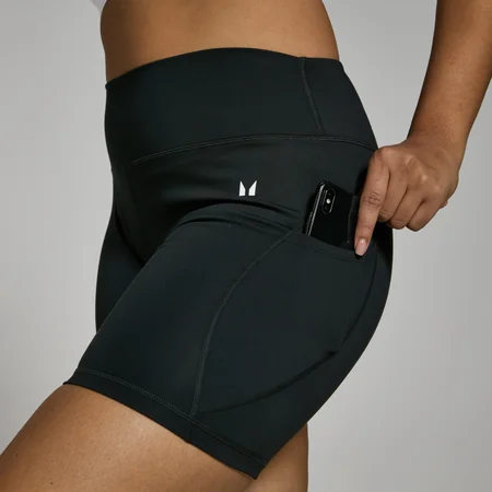 Naisten MP Power Cycling Shorts - Mustat