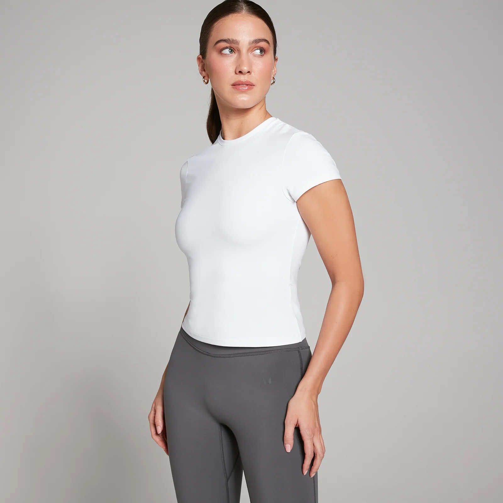 Naisten lyhythihainen MP Tempo Body Fit -t-paita – valkoinen - XXS Image 1