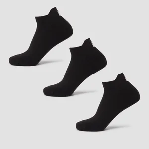 MP Unisex -treenisukat (kolmen paketti) - Musta - Size UK 6-8