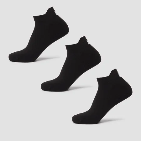 MP Unisex -treenisukat (kolmen paketti) - Musta