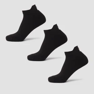 MP Unisex -treenisukat (kolmen paketti) - Musta - Size UK 9-11