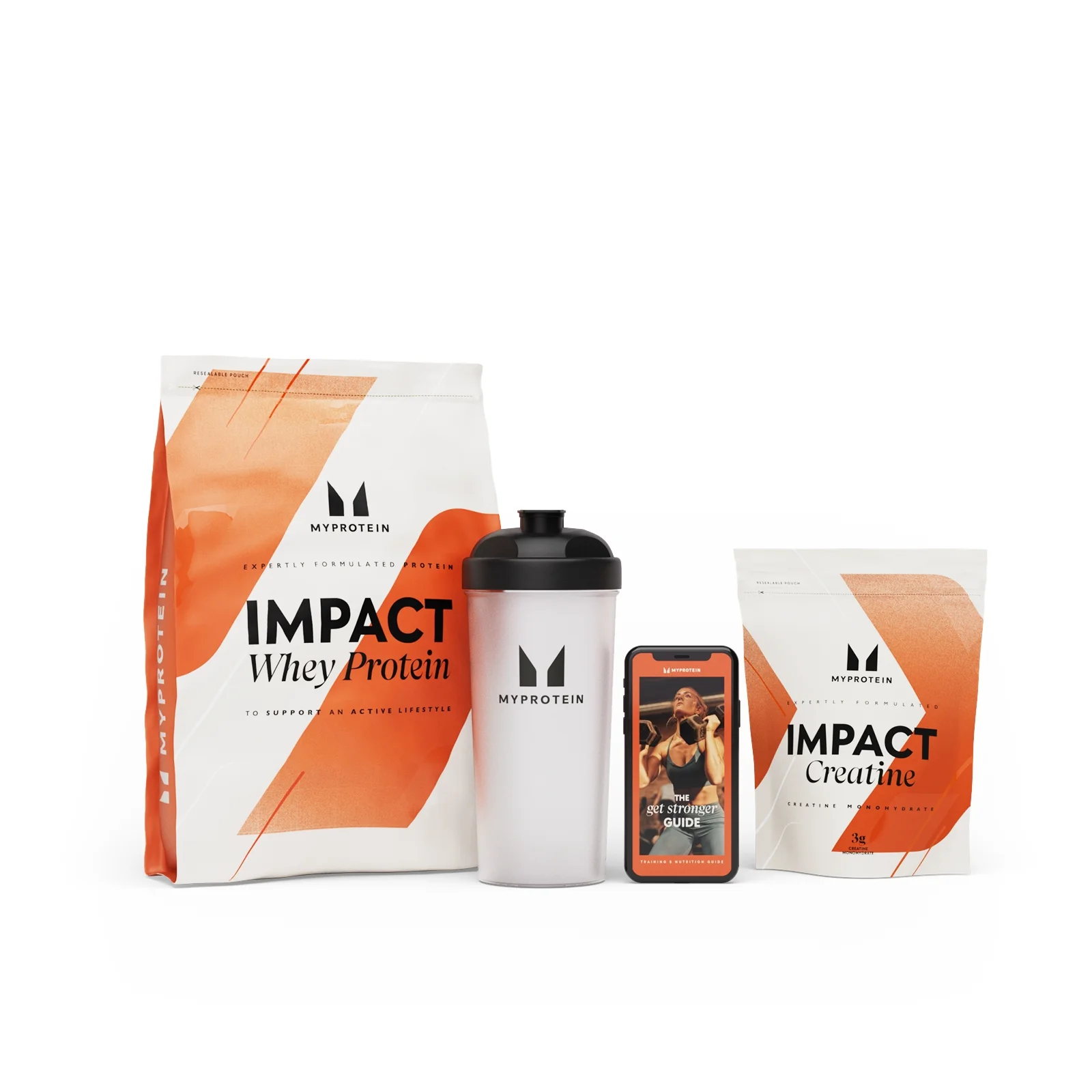 Get Stronger Bundle - White Chocolate V2 - Unflavoured Image 1