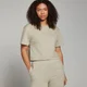 Naisten lyhennetty MP Basic Boxy -t-paita – sumu