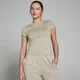 Naisten lyhythihainen MP Basic Body Fit -t-paita – sumu