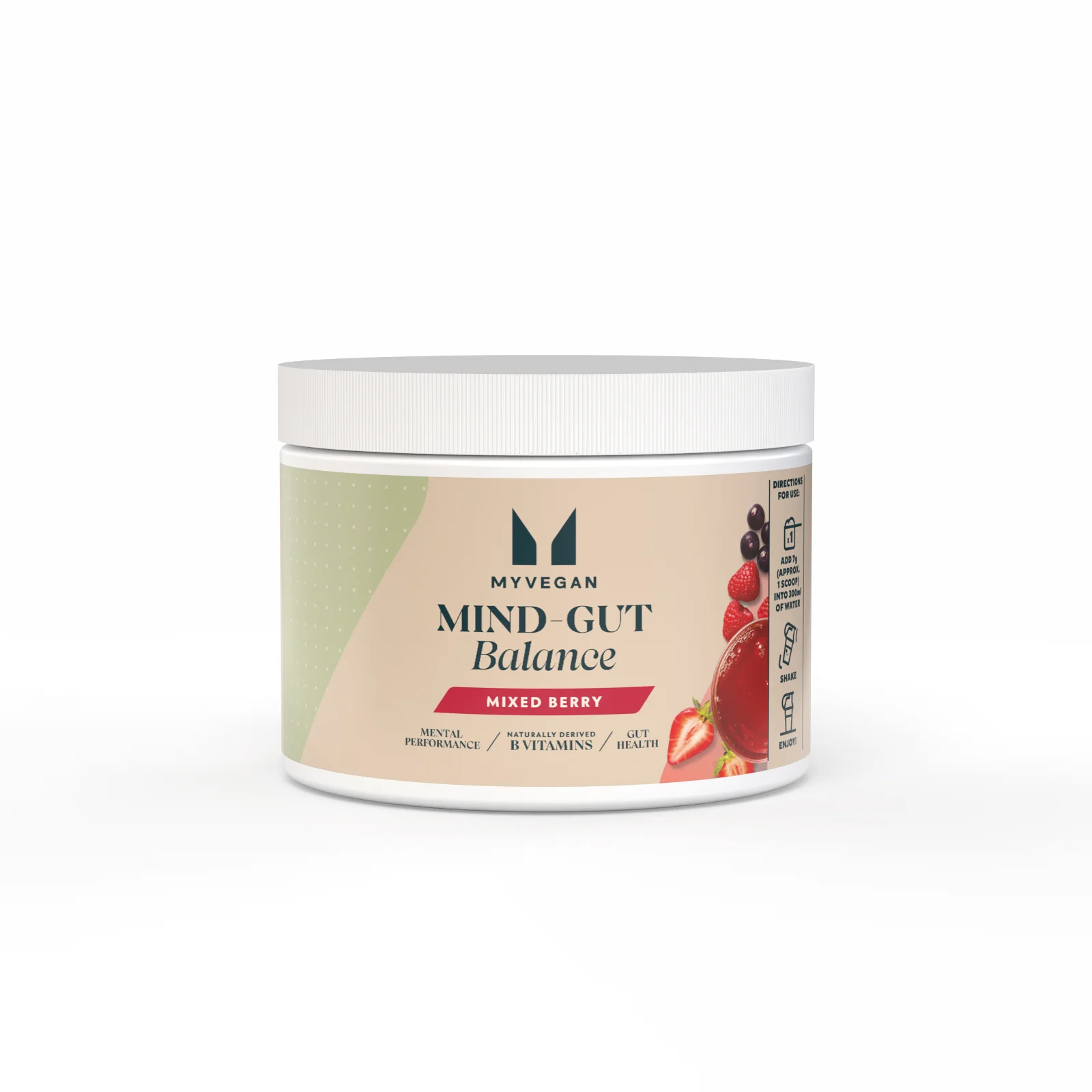 Mielen ja suoliston tasapainoa edistävä jauhe   - 30annosta - Marjasekoitus Image 1