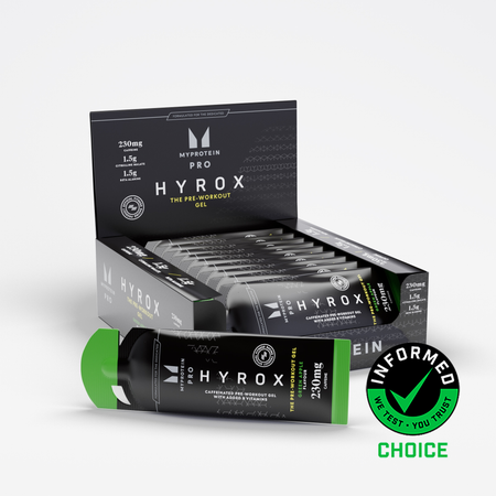 Pre-Workout geeli - 12 x 50g - Green Apple (HYROX Edition)