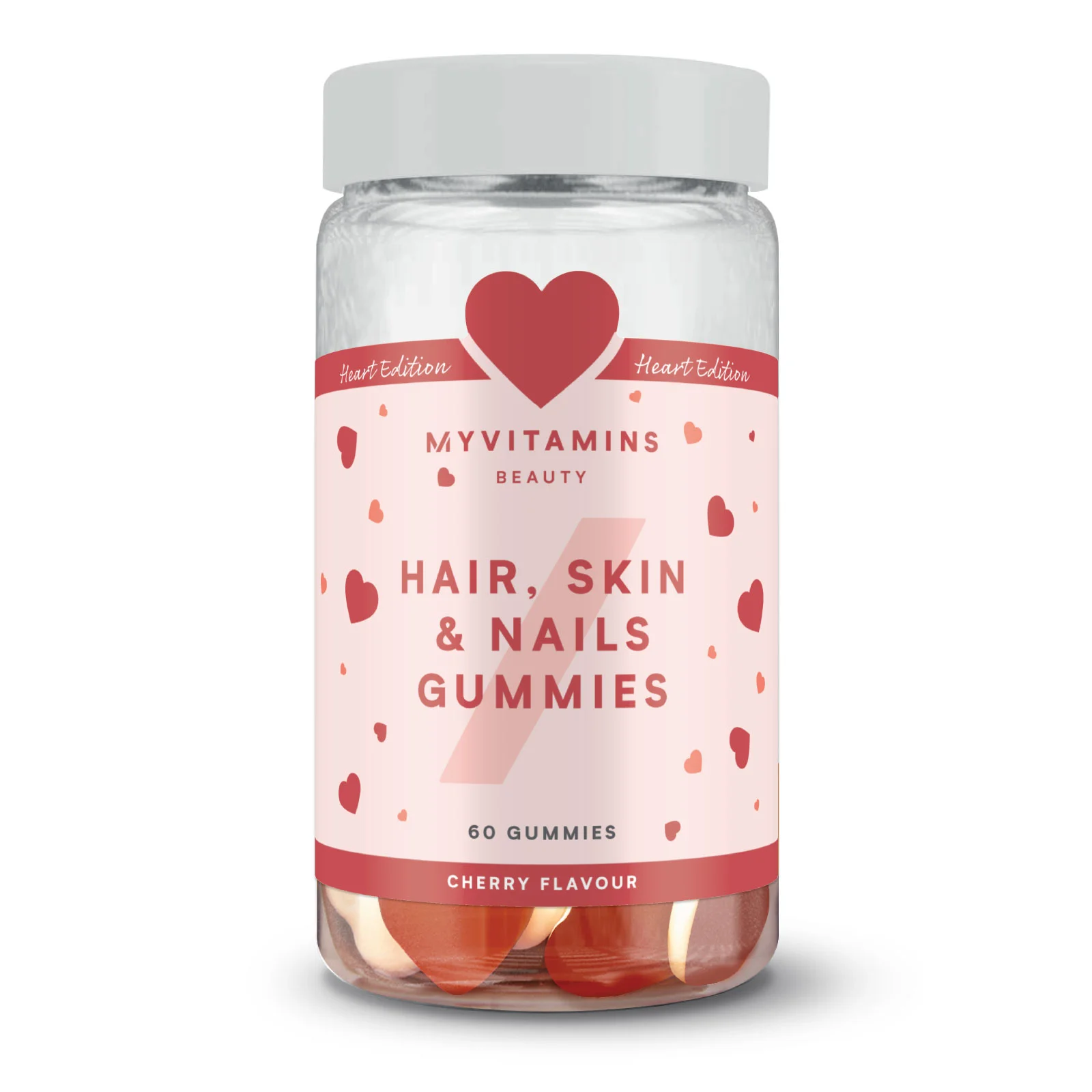 Hair, Skin & Nails Gummies – Layered Heart - 60gummies - Kirsikka Image 1