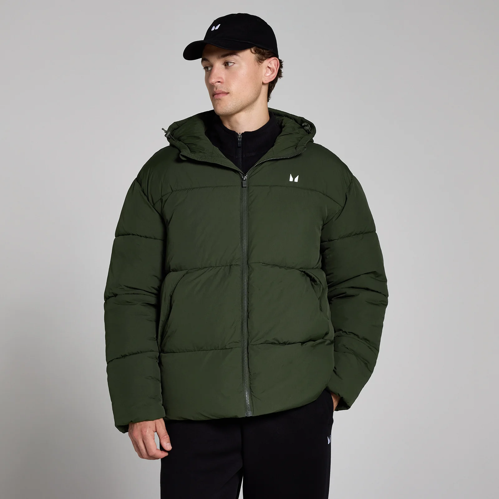 Miesten lyhyt MP-toppatakki - Forest Green - S Image 1