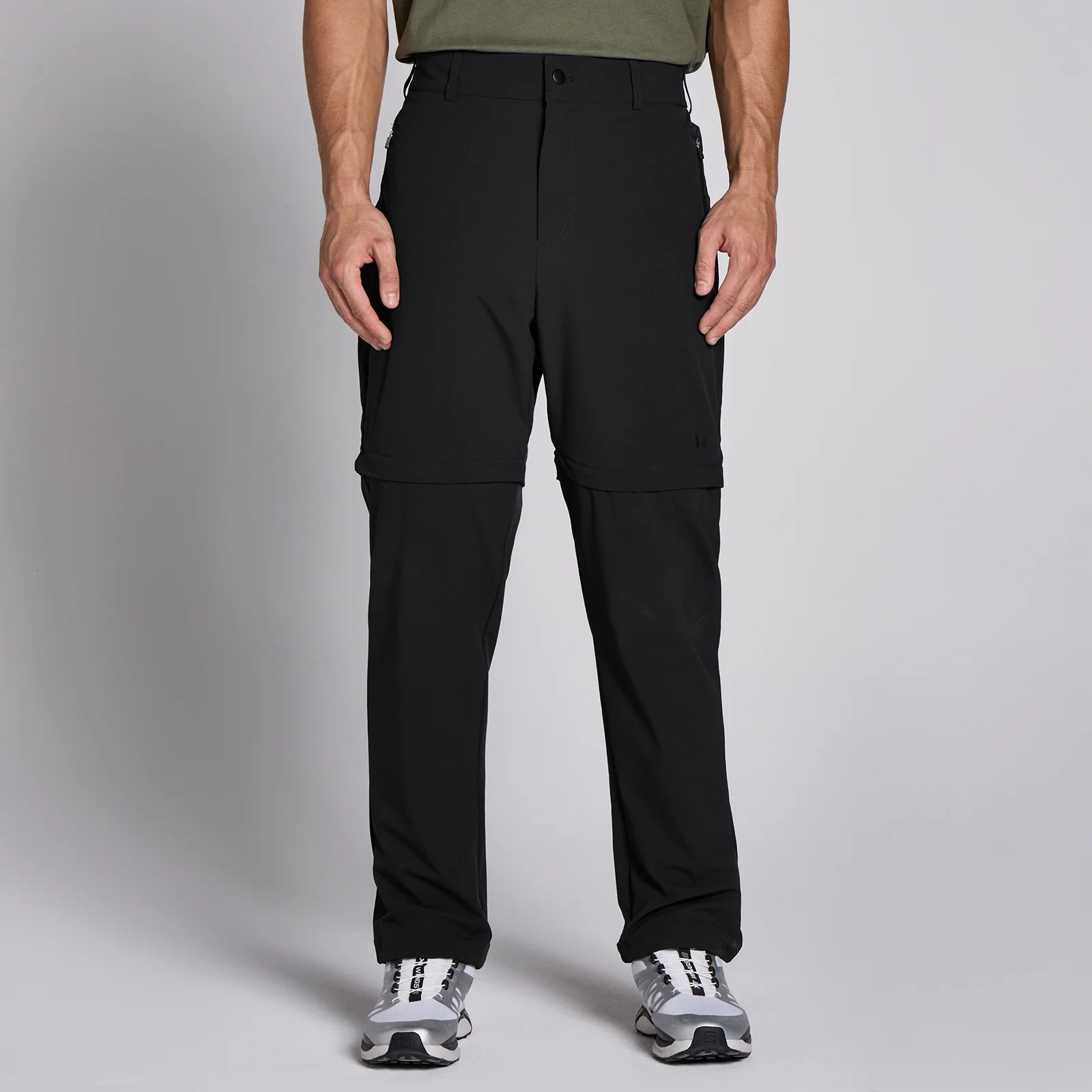 Miesten MP Lifestyle 2 in 1 -kävelyhousut/-shortsit – mustat - XXXL Image 1