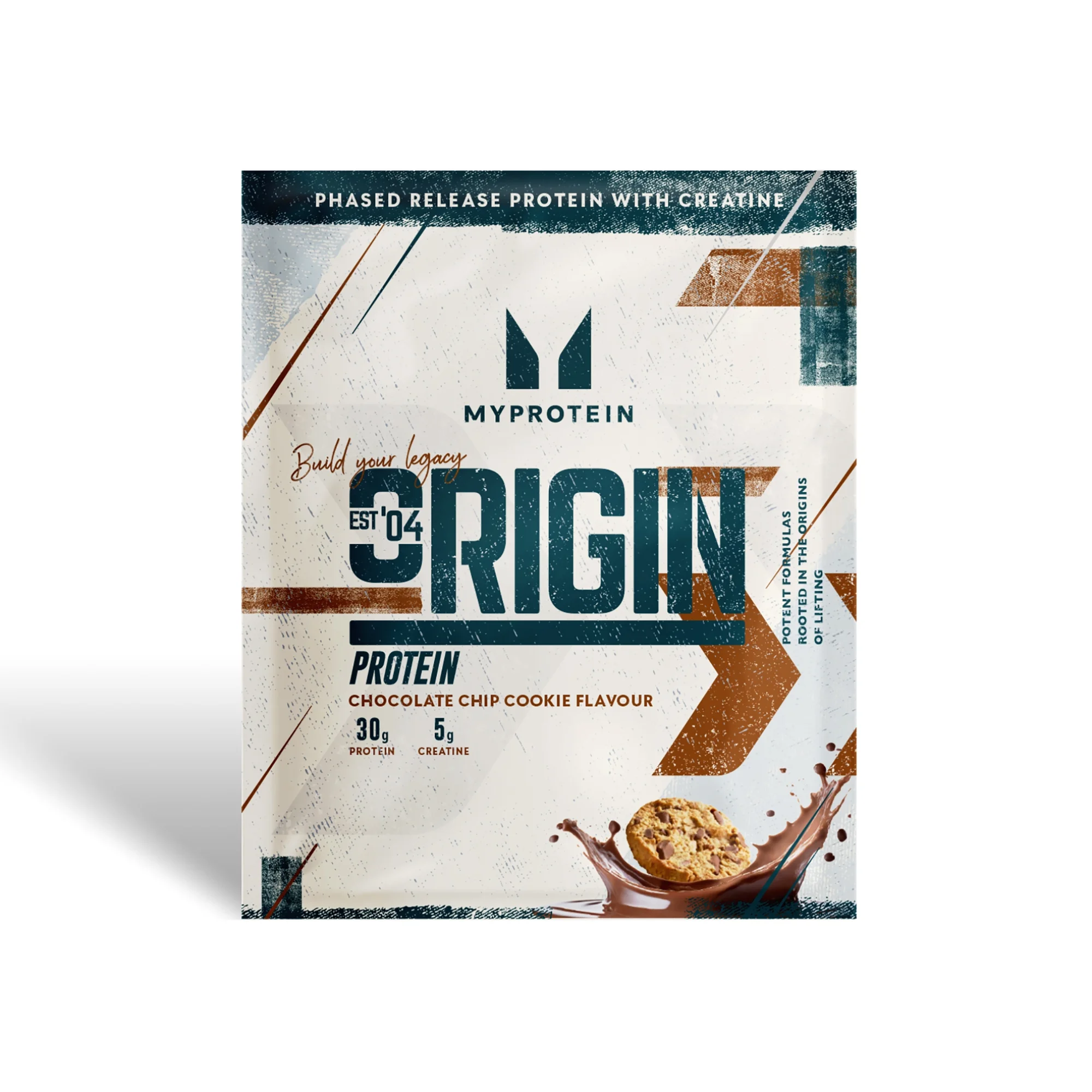 Origin Protein, with Creatine (Sample) - 1annosta - Chocolate Chip Cookie Image 1