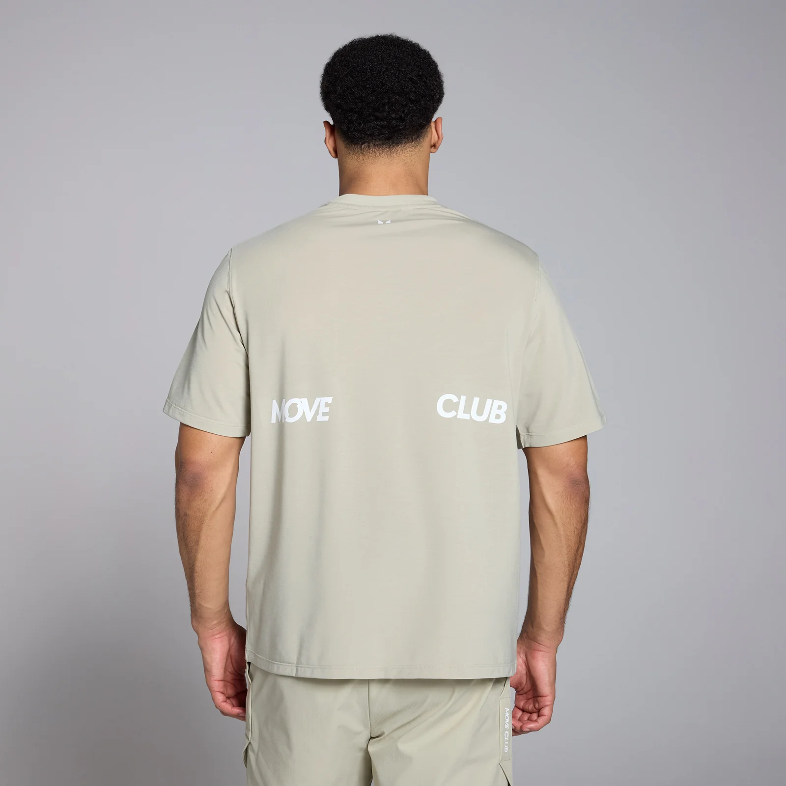 Miesten ylimitoitettu ja kuvioitu MP Tempo -t-paita – suolanharmaa - XS Image 1