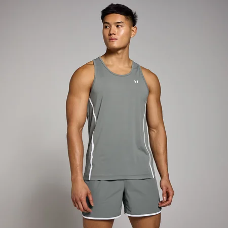 Miesten MP Tempo Binding Stringer -toppi – kivenvärinen