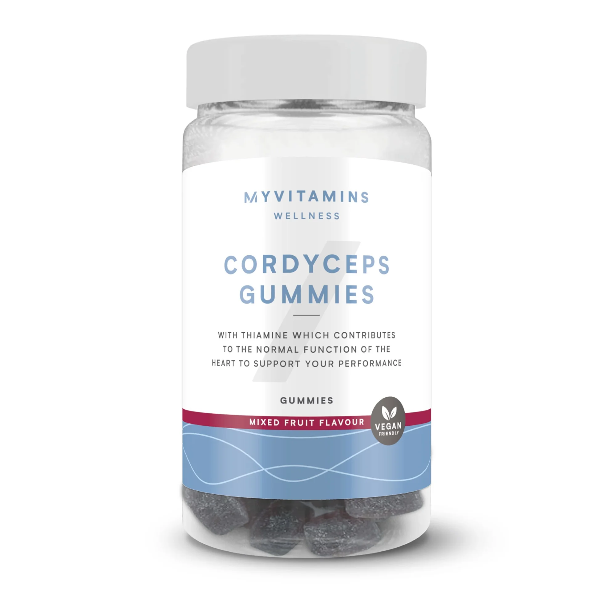 Mushroom Gummies - 60gummies - Cordyceps (Perform) - Mixed Fruit Image 1