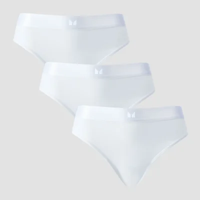 Naisten bikinimalliset MP Mid Rise -alushousut (3 kpl) – Valkoinen - L Image 6