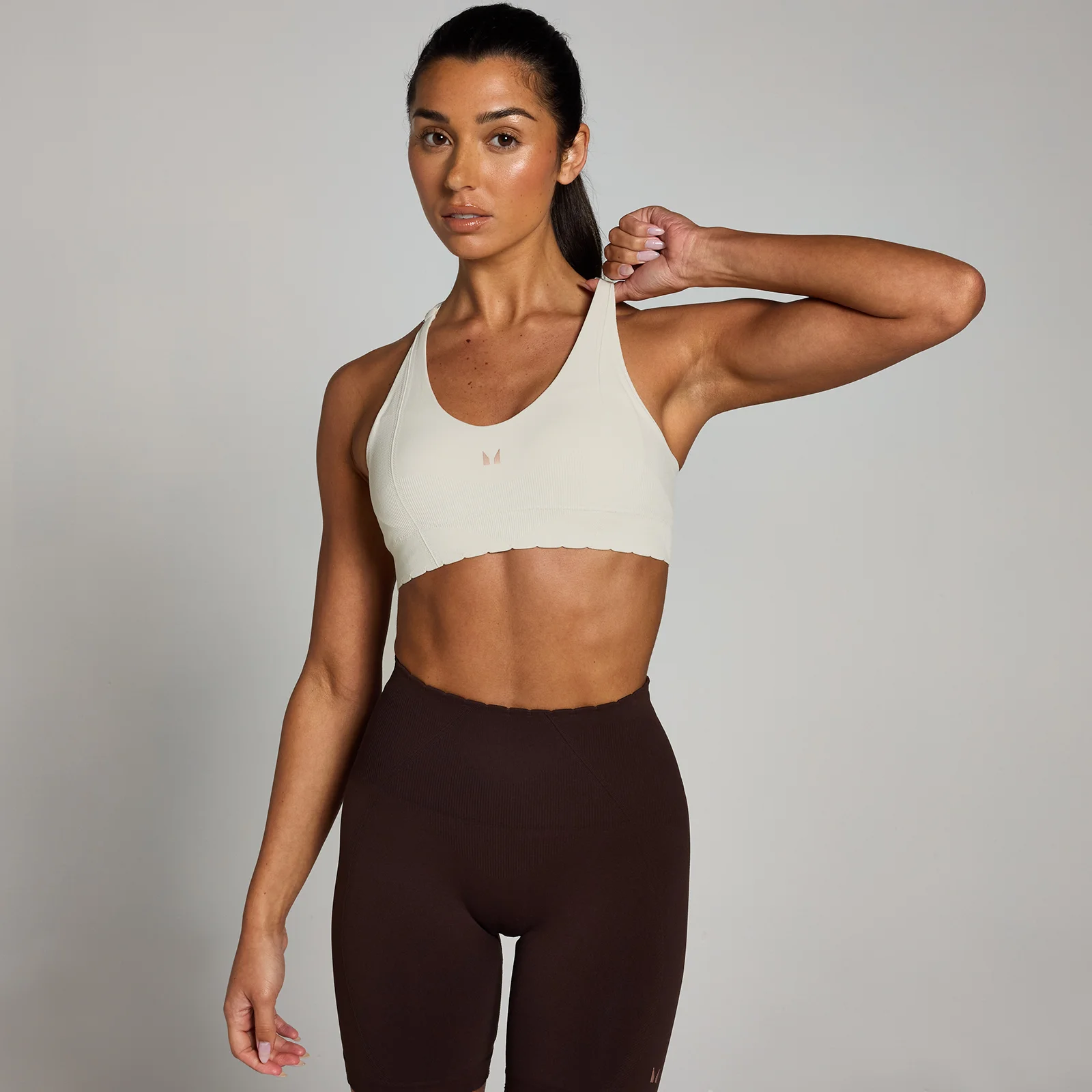 Naisten saumattomat MP Tempo Ultra -urheilurintaliivit – sumu - XXL Image 1