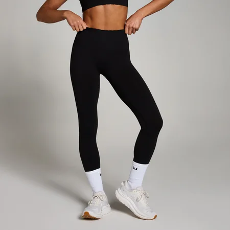 Naisten MP Tempo Ultra Saumaton -leggingsit – mustat