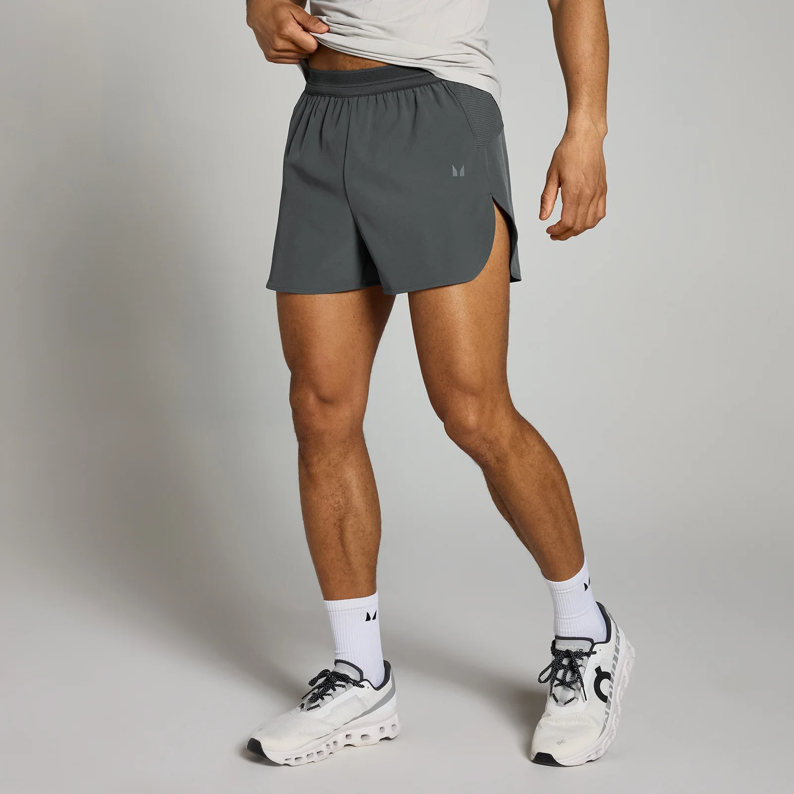 Miesten 3 tuuman MP Velocity -shortsit – tummanharmaat - XS Image 1