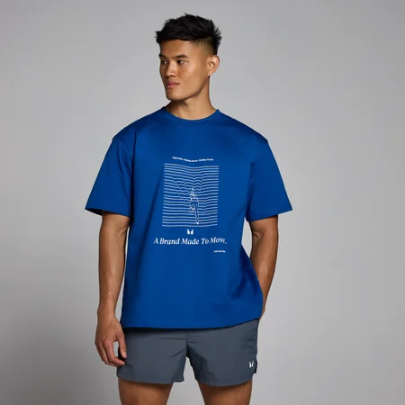 Kuvioitu MP Swim -T-paita – true blue