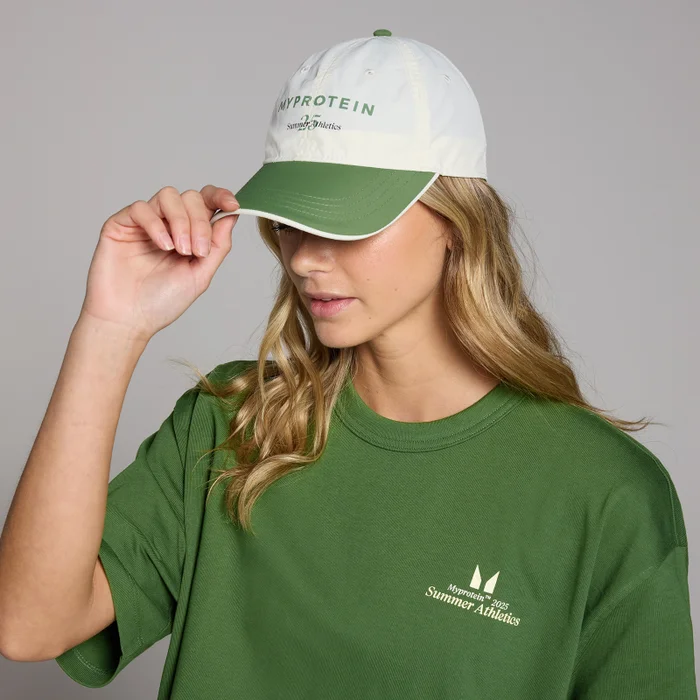 Kuviollinen MP-lippis – retrovalkoinen