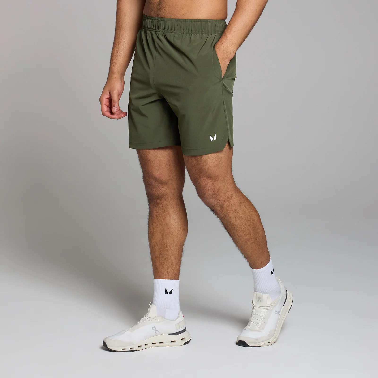 Miesten kudotut 7 tuuman MP Active -shortsit – khaki - XL Image 1