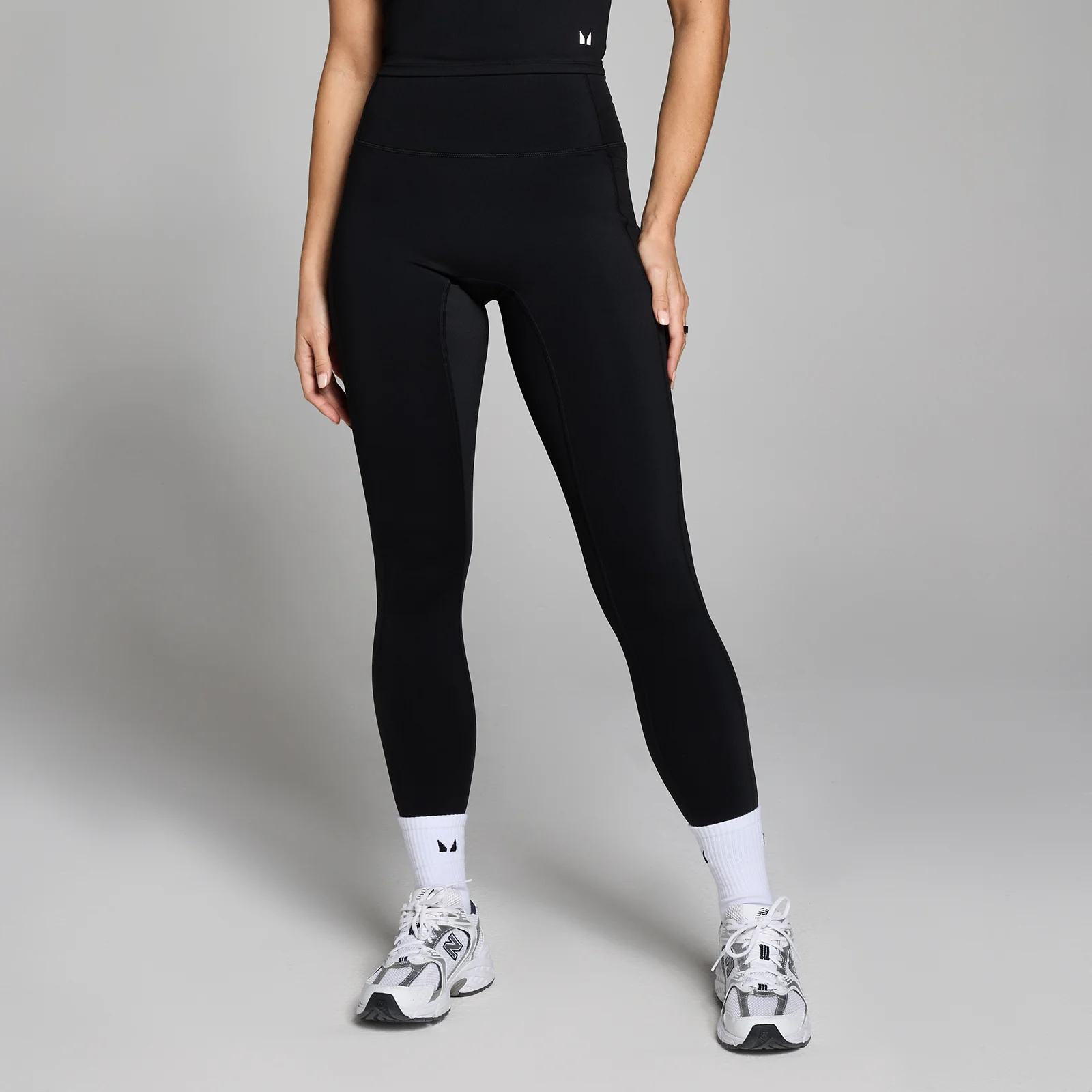 MP Naisten Active Taskullinen Leggingsit - Musta - S Image 1