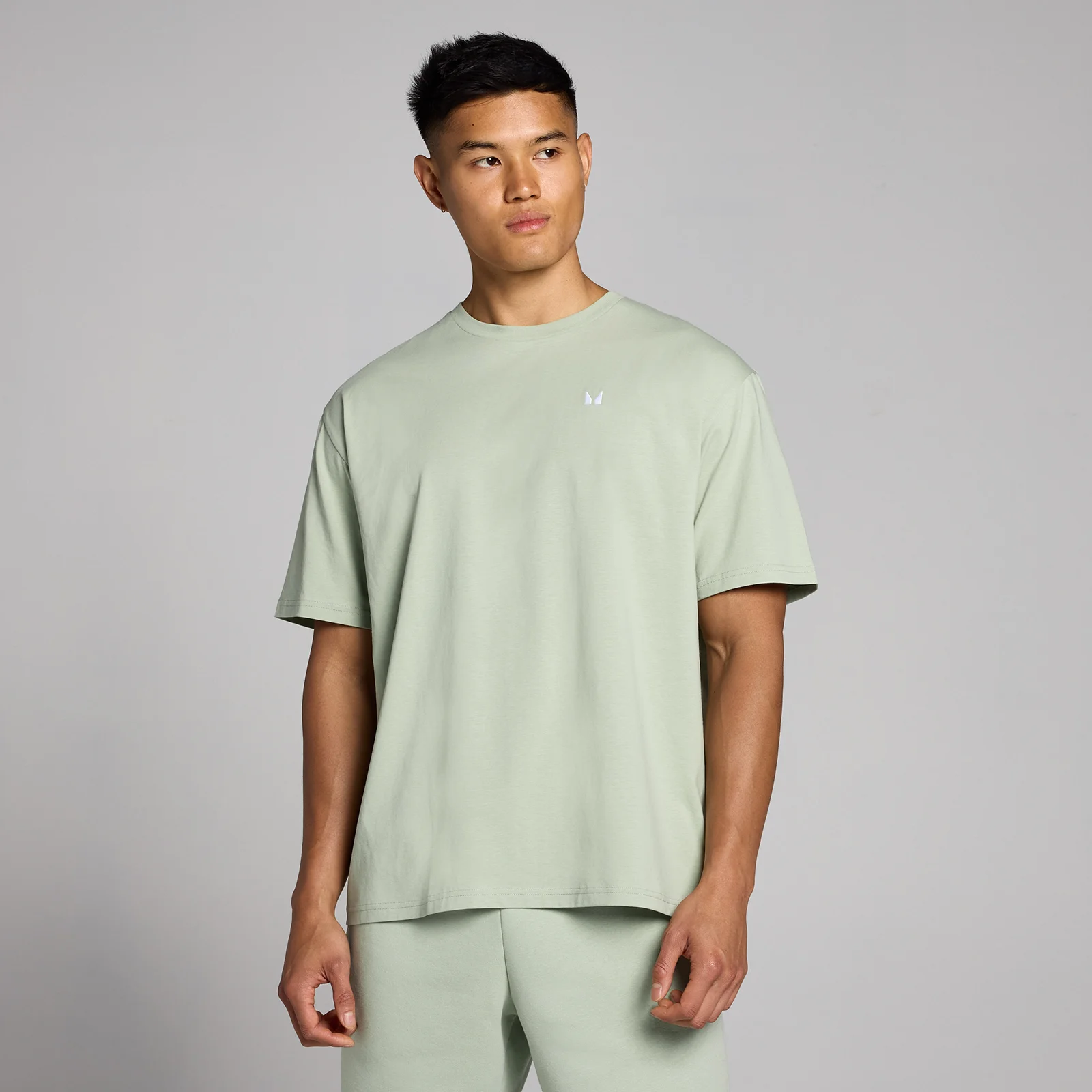 Miesten ylimitoitettu MP Rest Day t-paita – Pastel Green - M Image 1