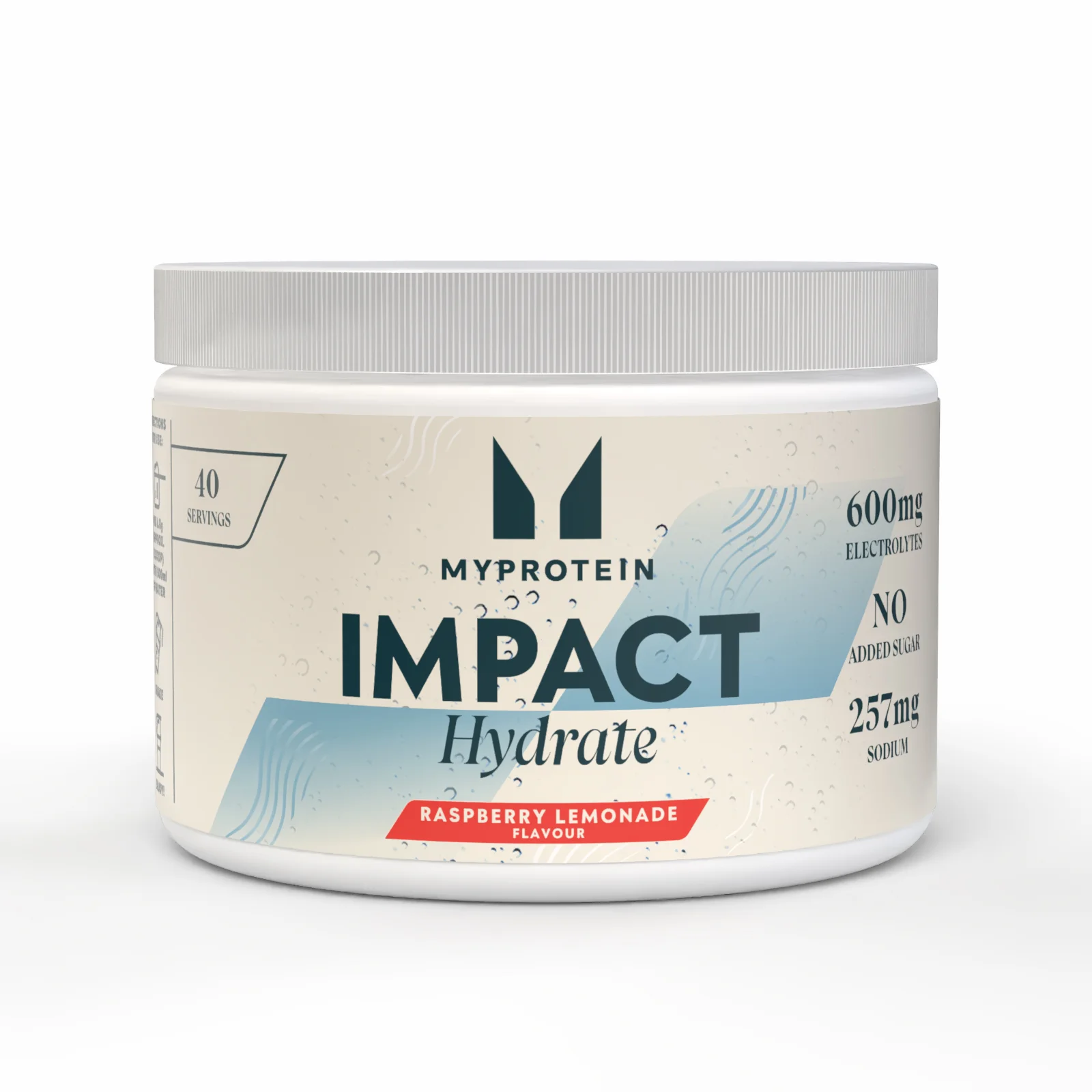 Impact Hydrate - 40annosta - Vadelma Lemonade Image 1