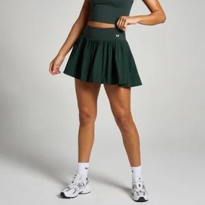 Naisten laskostettu MP Tempo -hame – Dark Emerald - Size S