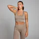 Naisten saumattomat MP Shape -urheilurintaliivit – Light Taupe