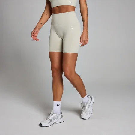 Naisten saumattomat MP Shape -pyöräilyshortsit – Ash