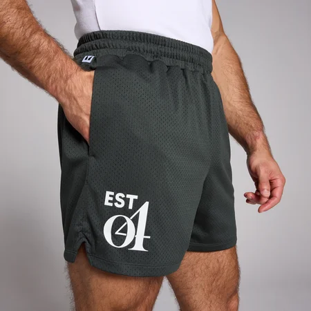 Miesten verkkokankaiset MP-shortsit - Washed Black