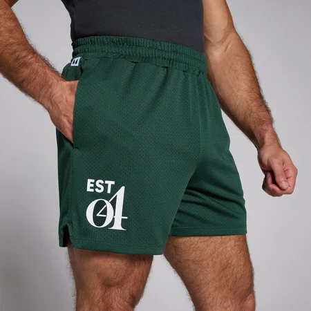 Miesten verkkokankaiset MP-shortsit - Dark Emerald