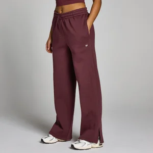 Naisten suoralahkeiset MP Basics -verryttelyhousut – Tumma marjanpunainen - Size XS