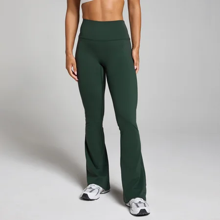Naisten leveälahkeiset MP Tempo -leggingsit - Dark Emerald