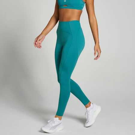 Naisten MP Tempo Ultra -legginsit kaarevalla saumalla - Aqua Teal