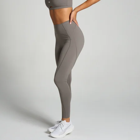 Naisten MP Tempo Ultra -legginsit kaarevalla saumalla - Dark Truffle