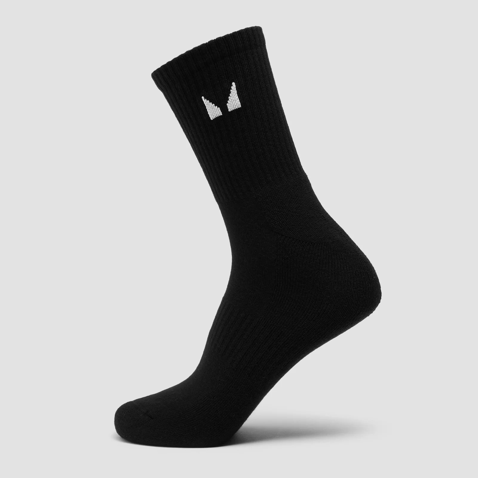 MP Unisex Crew Socks (1 Pack) - Black - UK 2-5 Image 1