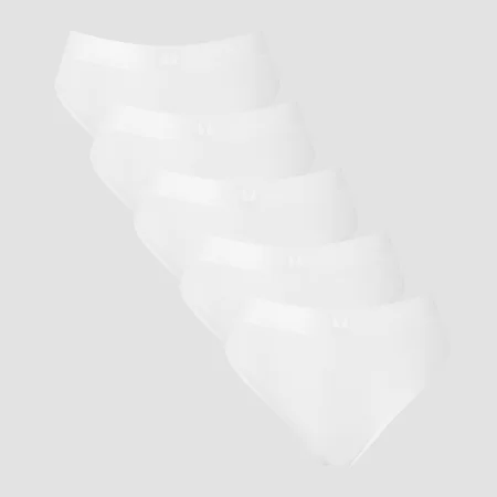 Naisten MP Mid Rise -stringit (5 kpl) – Valkoinen