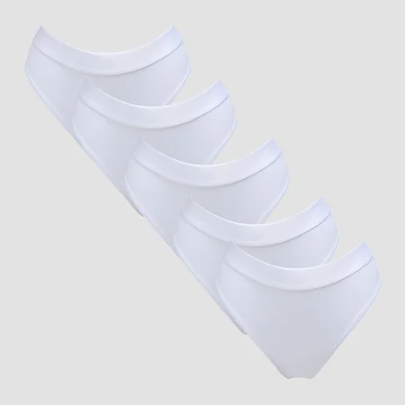 Naisten bikinimalliset MP Mid Rise -alushousut (5 kpl) – Valkoinen