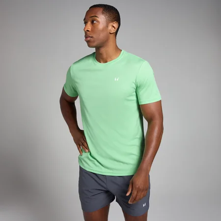 Miesten ruudullinen MP Active -treeni-t-paita − Minttu