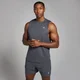 Miesten ruudullinen MP Active hihaton treenipaita − Dark Grey