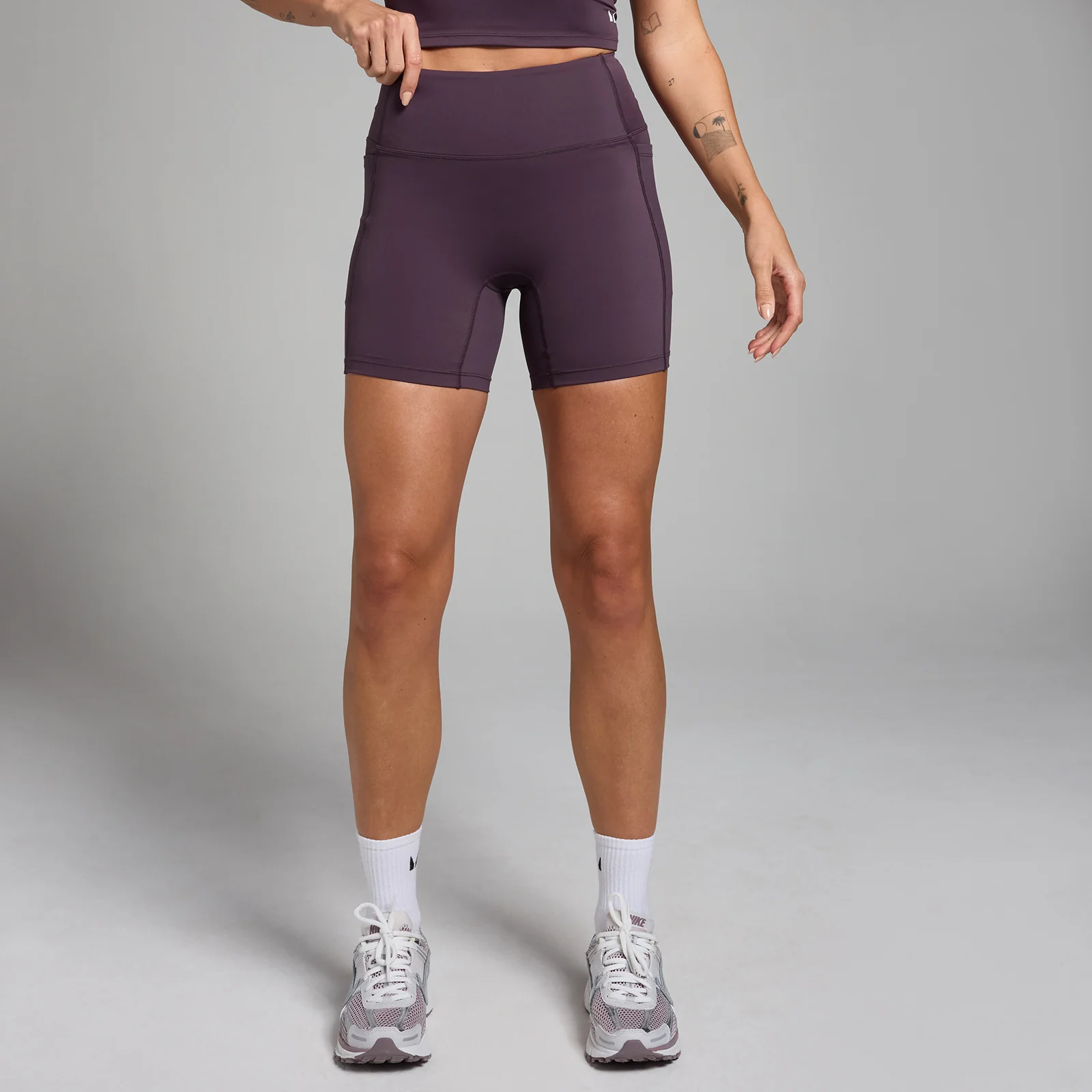 Naisten MP Active Pocket -pyöräilyshortsit – Deep Purple - XS Image 1