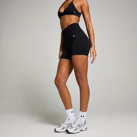 Naisten saumattomat MP Invisible Scrunch -shortsit - Musta