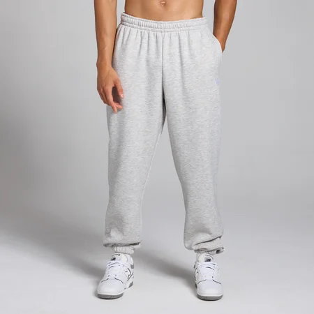 Miesten ylimitoitettu vapaa-ajan MP-verryttelypuku – Light Grey Marl