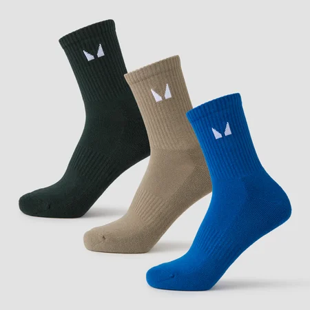 MP Unisex Crew -sukat (3 paria) – Earth, monipakkaus