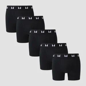 Miesten MP-bokserit (5 kappaleen paketti) - Musta - Size XXS
