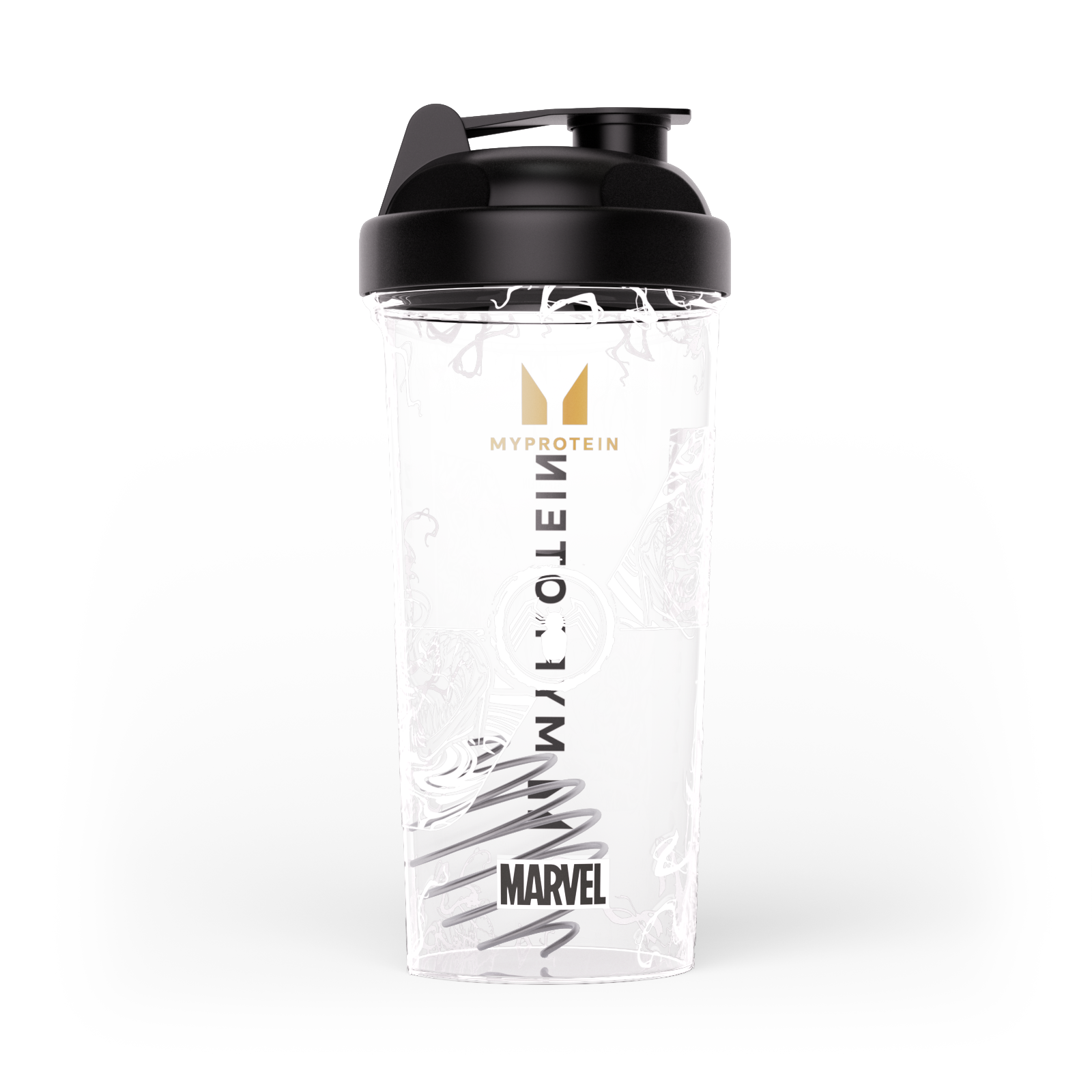 MARVEL Venom Plastic Shaker – kirkas/musta Image 1