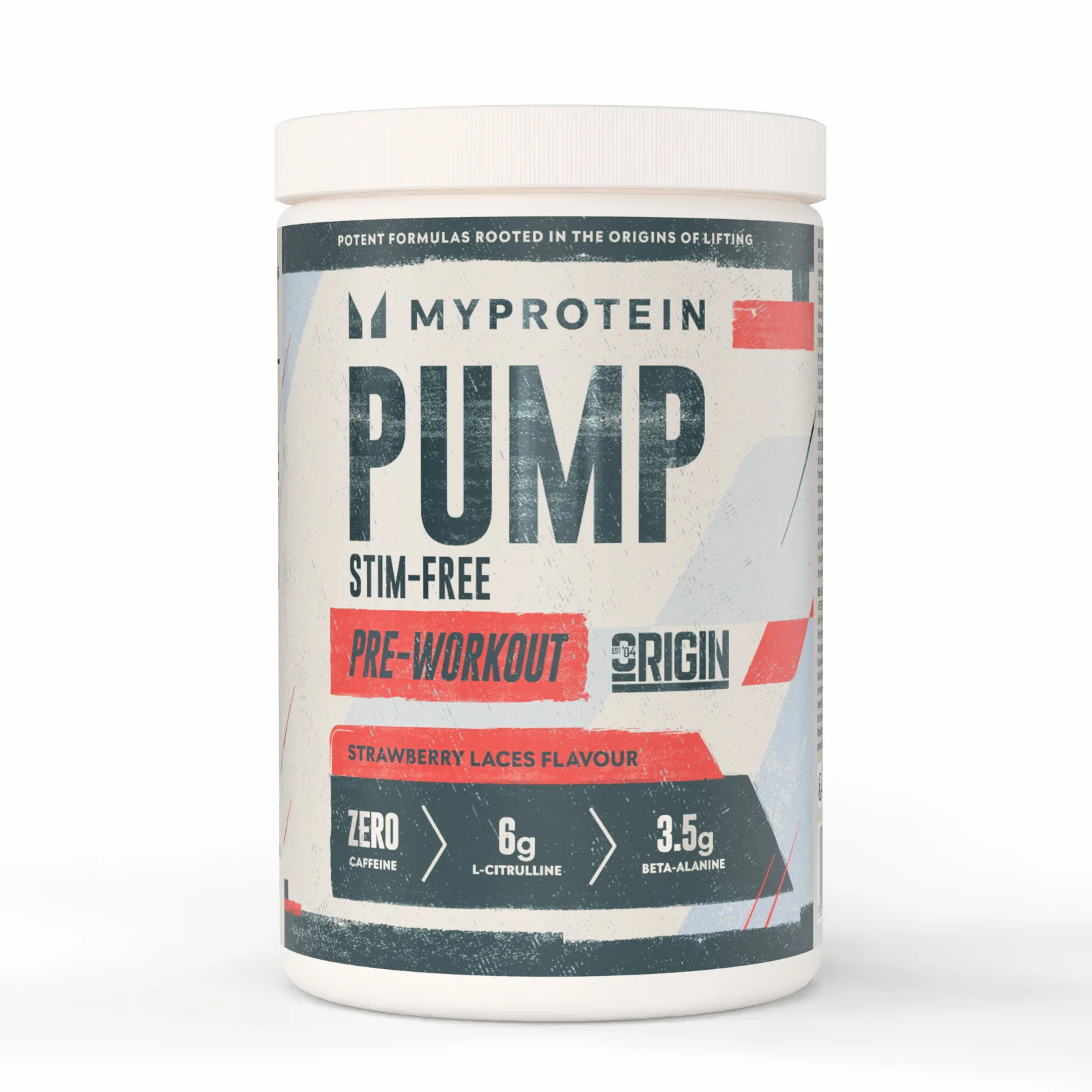 Origin Stim-Free Pre-Workout - 600G - 30annosta - Strawberry Laces Image 1