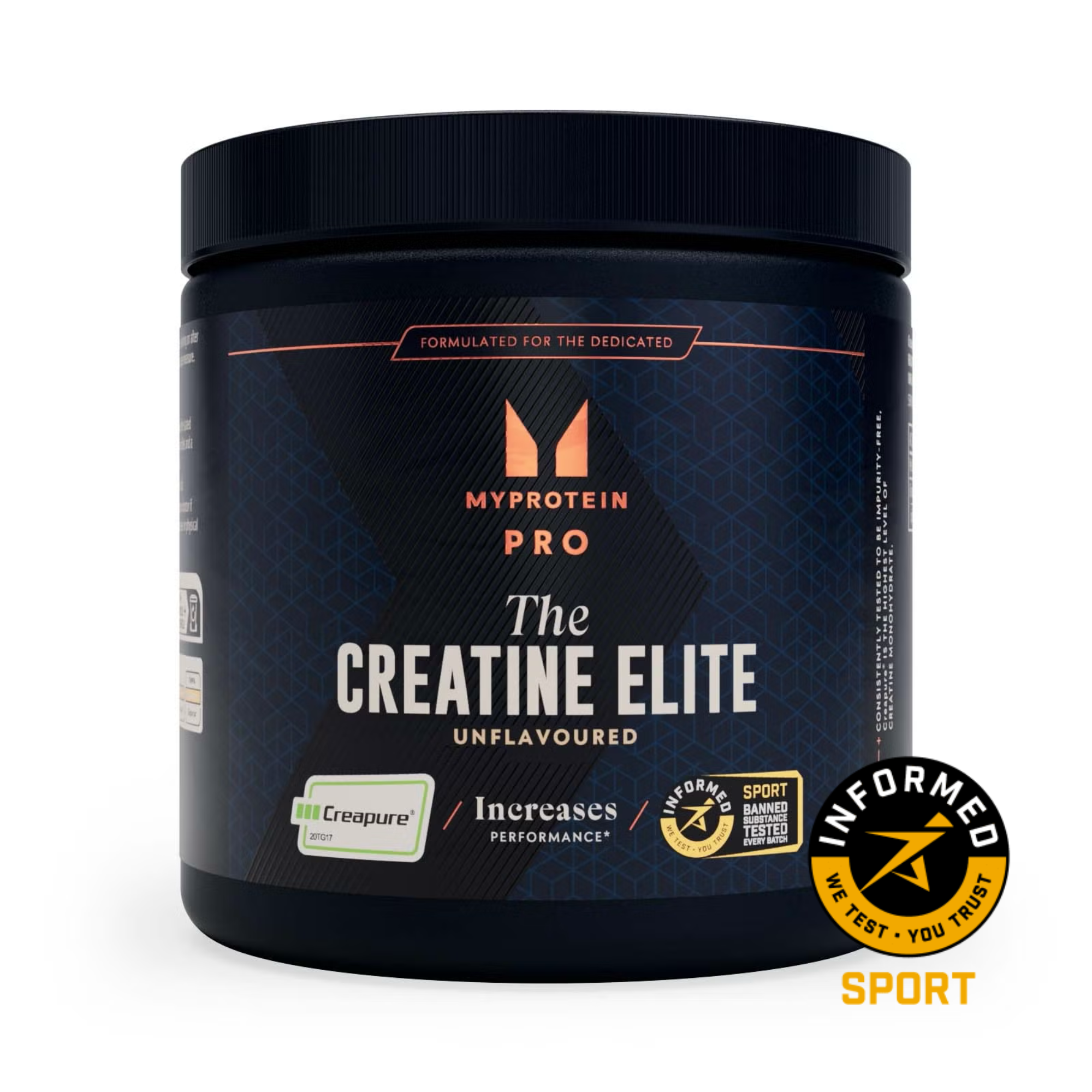 THE Creatine Elite - 500g - Unflavoured (Informed Sport) Image 1