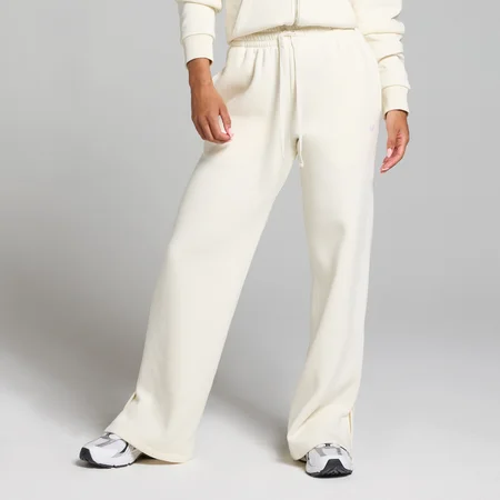 Naisten suoralahkeiset MP Basics -verryttelyhousut - Soft Cream